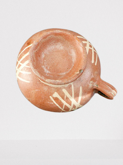 Vintage terracotta cups