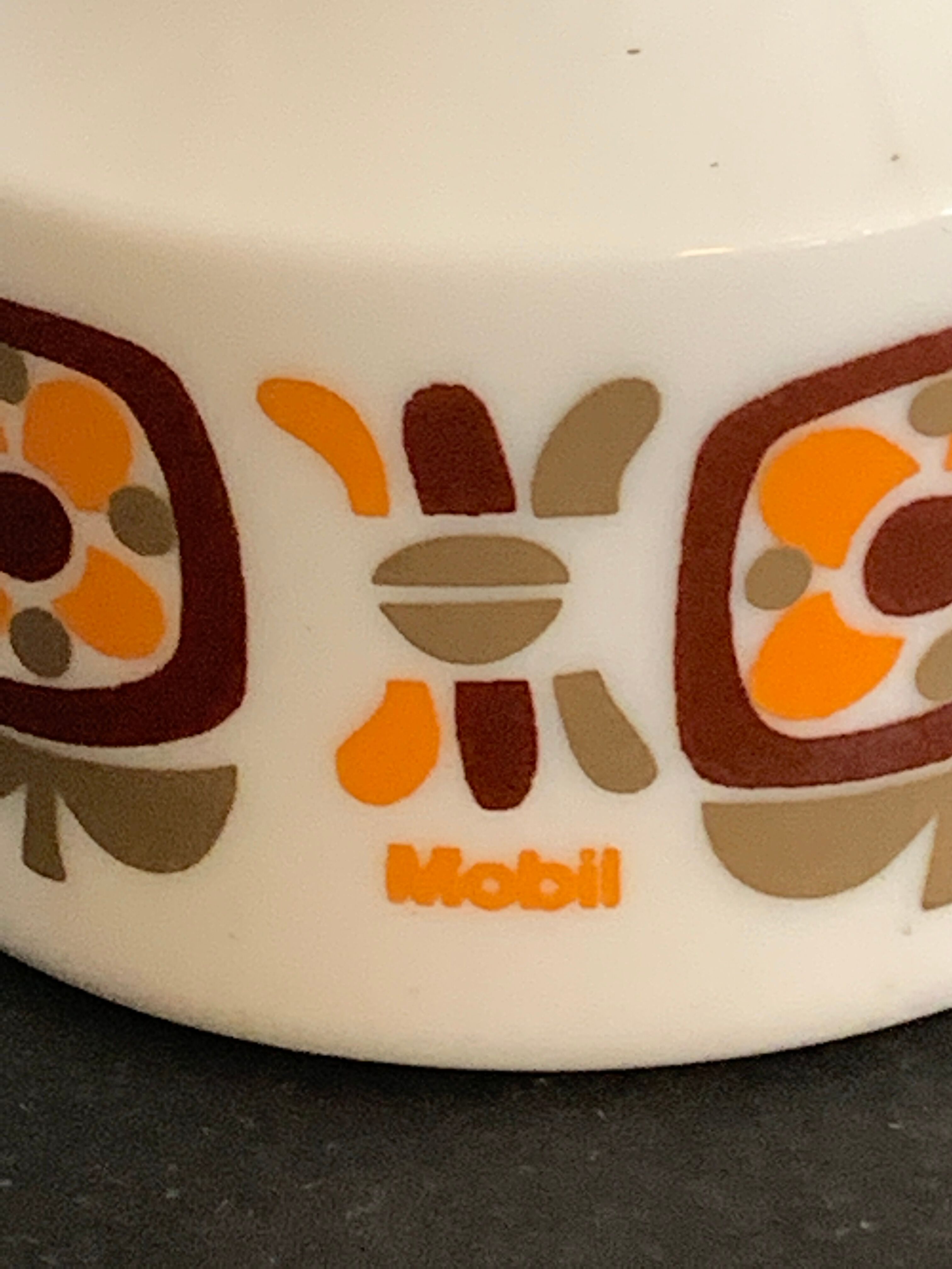 Mustard or Mobil mustard pot