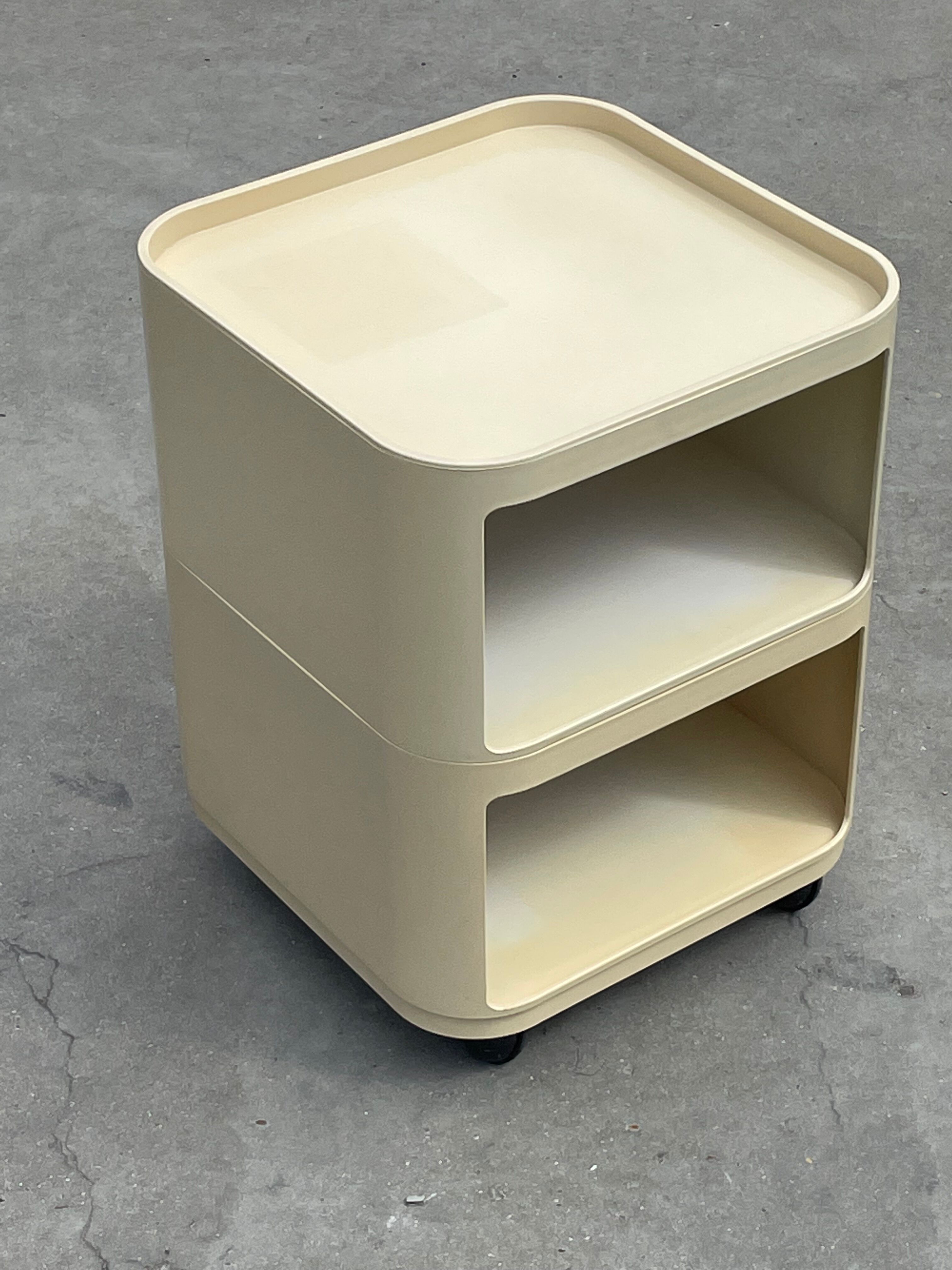 Set of Two Componibili by Anna Castelli Ferrieri for Kartell