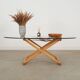 Beech coffee table, Danish design, 1990s, designer: Andreas Hansen, production: Haslev Møbelsnedkeri