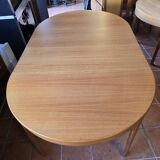 Scandinavian extendable teak table from the 1960s.
