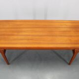 Table basse en teck restaurée par Johannes Andersen des années 1960 pour CFC Silkeborg, Danemark