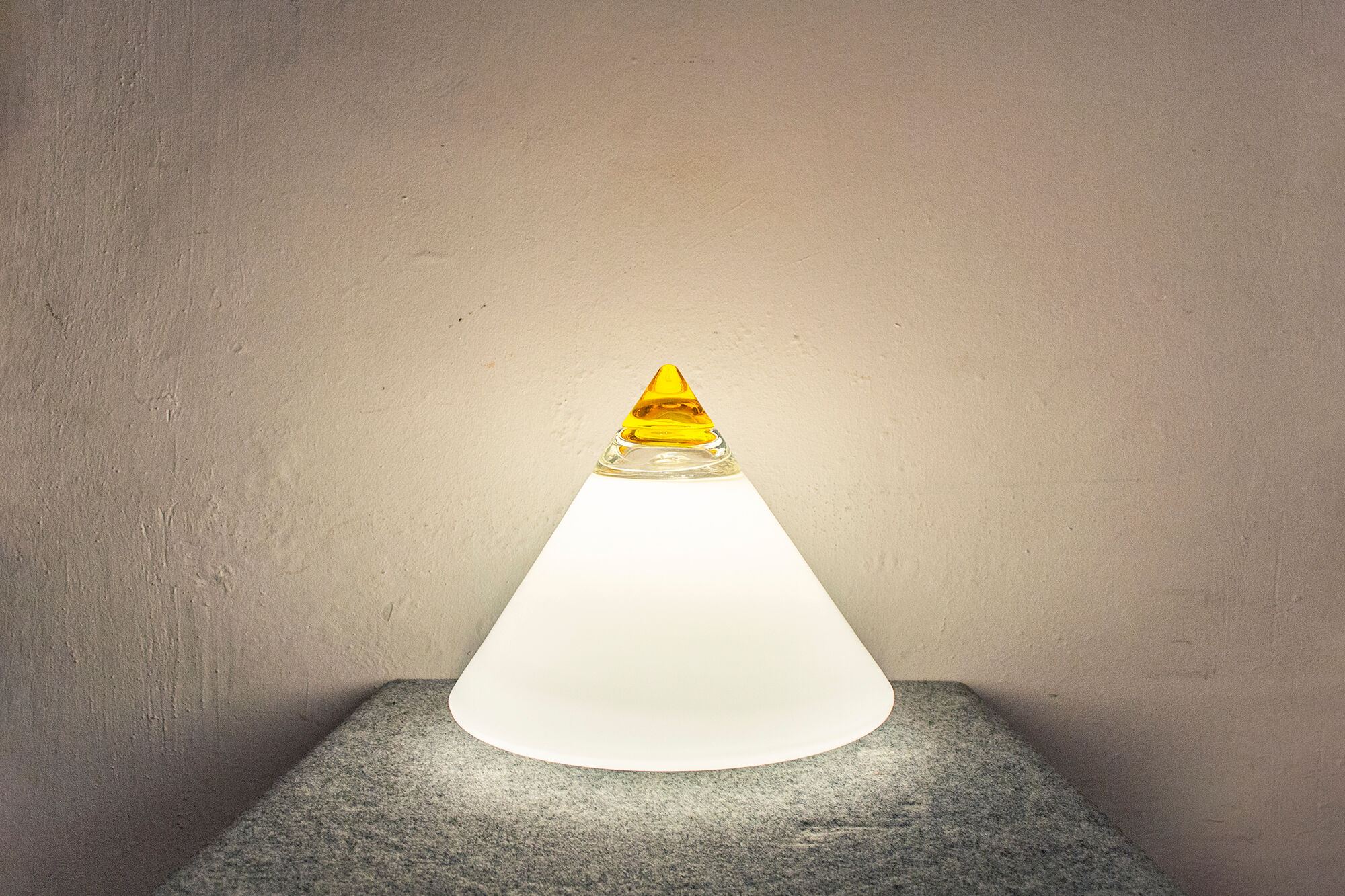 Murano table lamp 'Rio' by Giusto Toso for Leucos Italy 1977