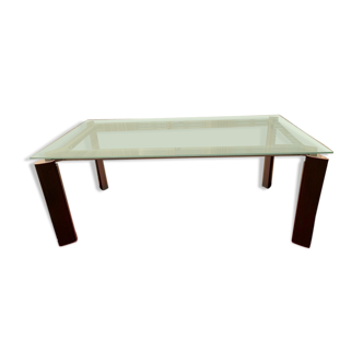 Glass desk