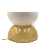 Planter / Pot fiberglass lamp, Luci Milano Italy, 1970s