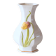 Vase vintage en barbotine tulipe signé Bassano