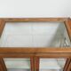 Vintage shop/museum display cabinet with shelves, doors and an opening top