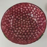 Vintage salad bowl in dabbling