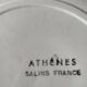 6 large old soup plates in saline earthenware