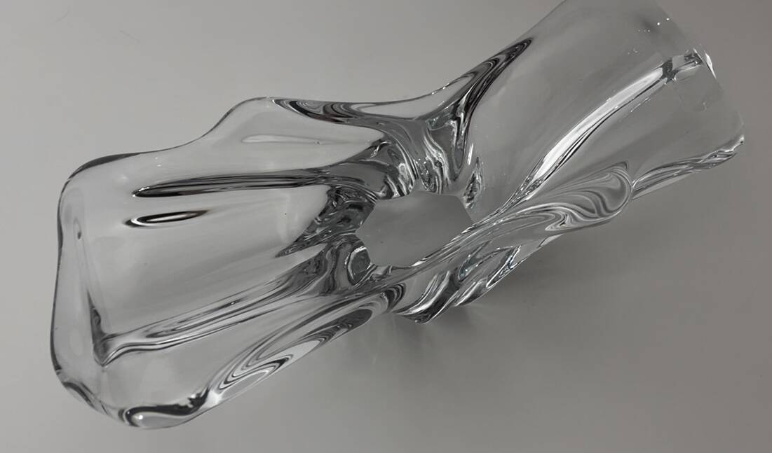 Vide poche cristal de Baccarat en parfait état / 22 cm