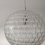 Superb vintage diamond ceiling light for Erco
