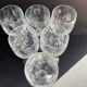 Cristal de Bohème - Verres à eau ou à vin (6) - Moderne milieu de siècle - Cristal taillé main
