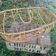 Vintage rattan couffin