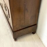 19th century mahogany and mahogany veneer secretary