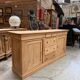 Enfilade in solid raw oak from the 19th century.
