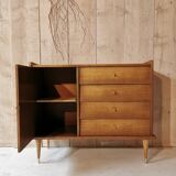 Chest of drawers with 1 door and 4 drawers