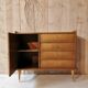 Chest of drawers with 1 door and 4 drawers