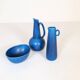 Mid-century modern set of 3 vases and bowl Rörstrand Ritzi Gunnar Nylund