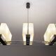 Modernist chandelier Maison Arlus ocean liner 1960