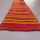 Old Turkish narrow Kilim Runner 272x52 cm shabby chic, vintage kelim