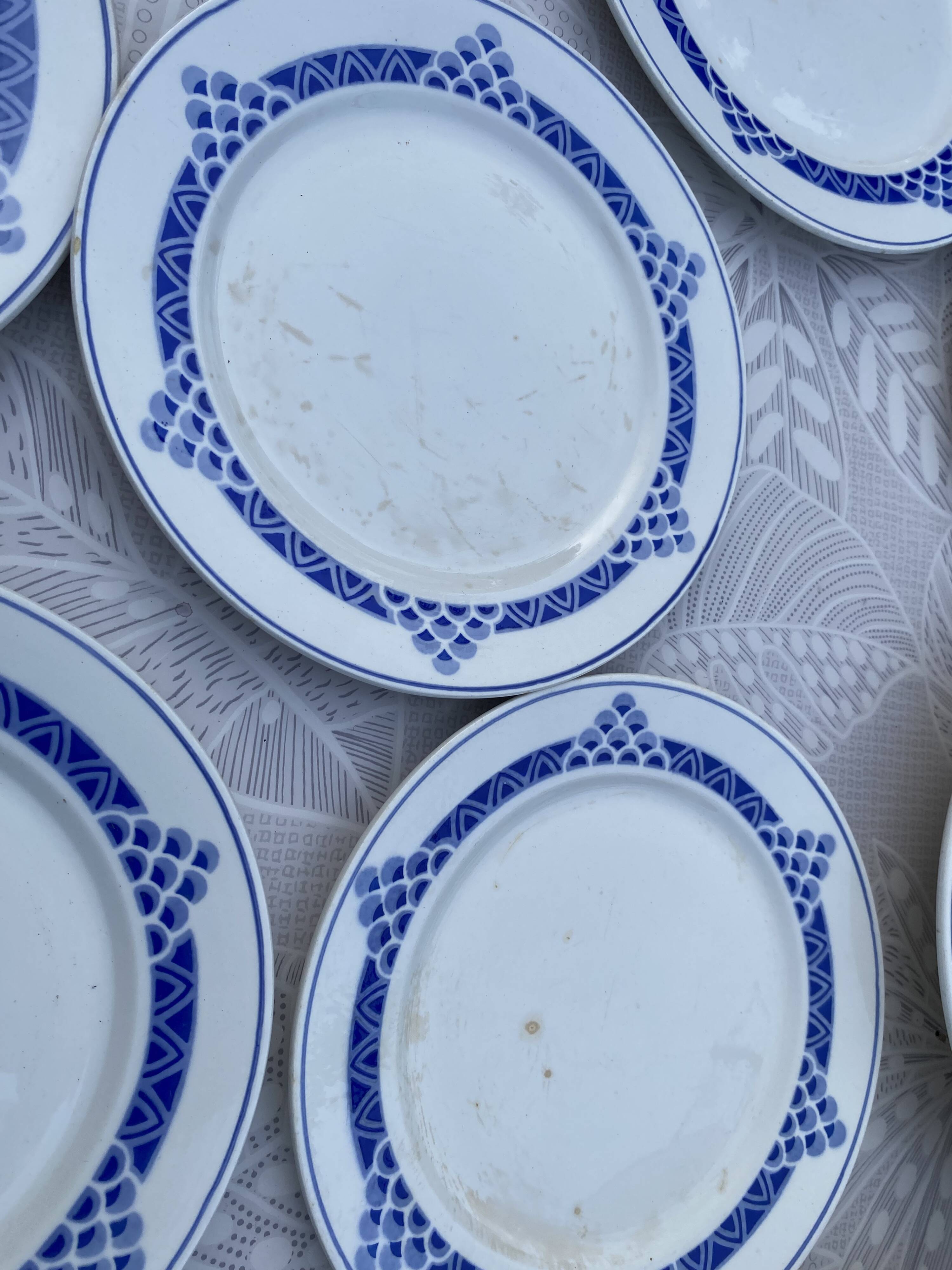 Magnifique Service de Table Vintage – Modèle "Ariège" (Digoin Sarregue
