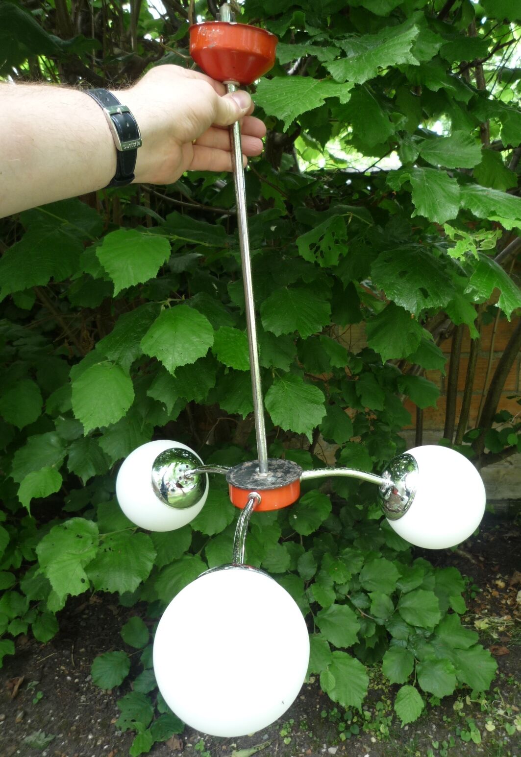 Suspension 3 lights, vintage 60's