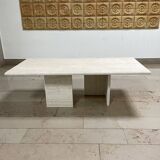 Table basse en travertin - Années 80