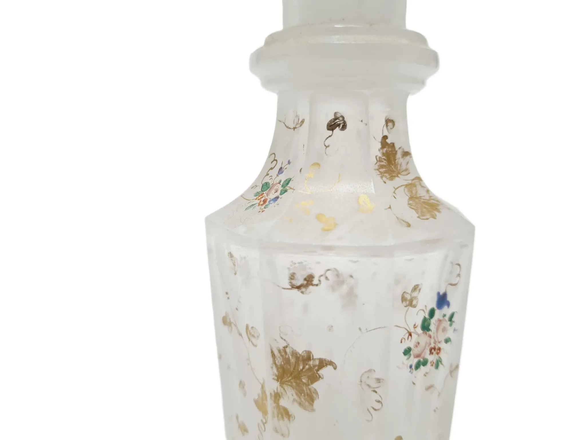 Carafe en verre de style Biedermeier