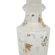AXS glass decanter in Biedermeier style