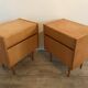 Pair of vintage bedside tables 1960-80's