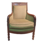 Empire bergère in mahogany veneer