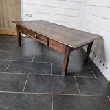 Old solid oak coffee table