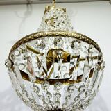 2-light hot air balloon chandelier