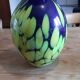Bi-color blown glass vase