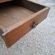 Table basse de ferme rustique ancienne un tiroir -1m42