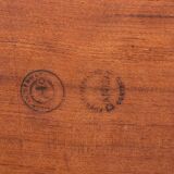 Danish extendable and reversible table, games or meals, rosewood 1960.