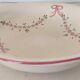 Saladier plat creux romantique vintage