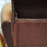 Vintage convertible moustache club sofa