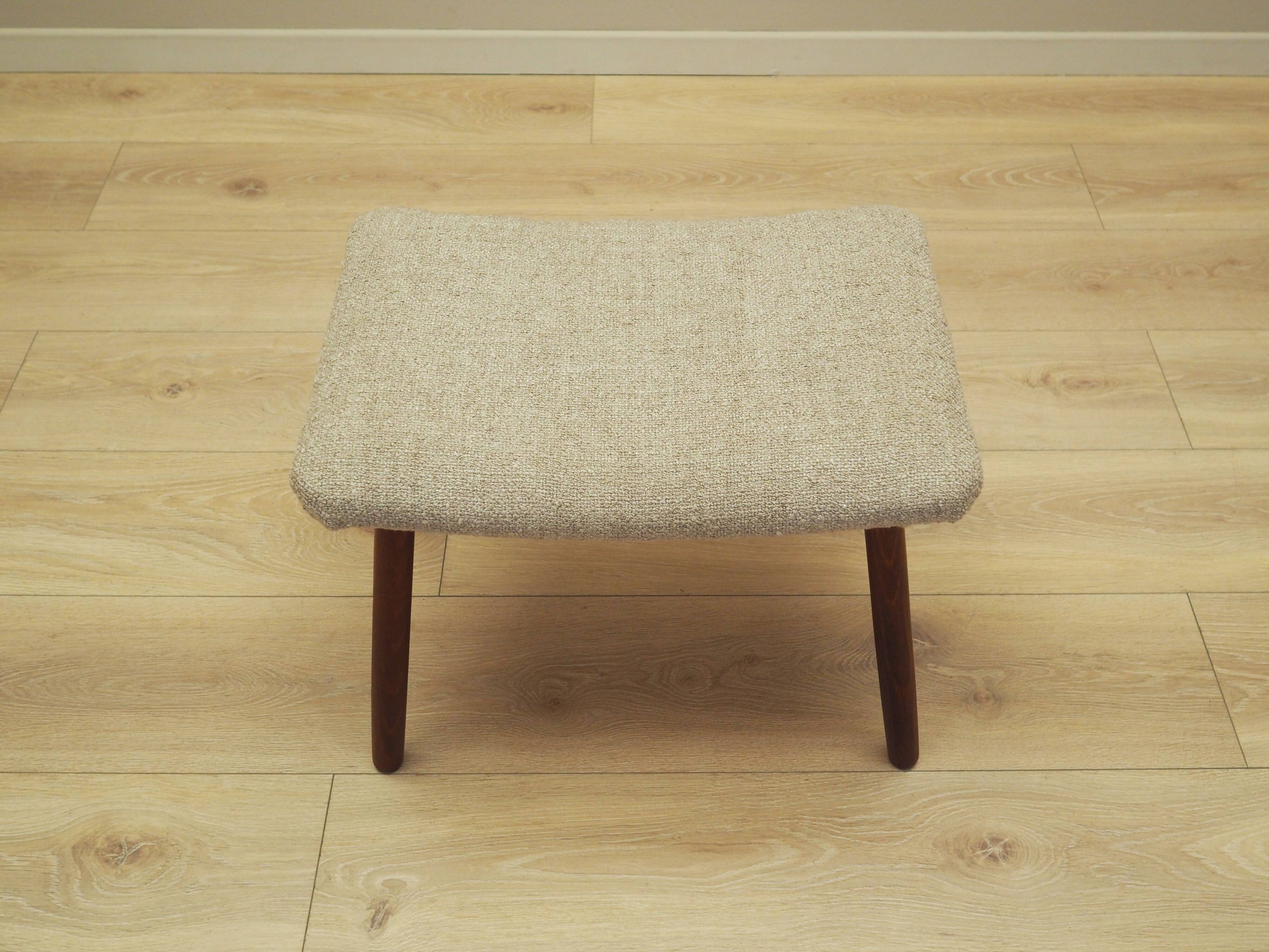 Teak footrest, Danish design, 1970s, production: Denmark