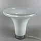 Vistosi large table lamp Murano opal glass Space Age design 1970s