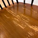 1960s Varjosen Puunjalostus beech rocking chair, Finland