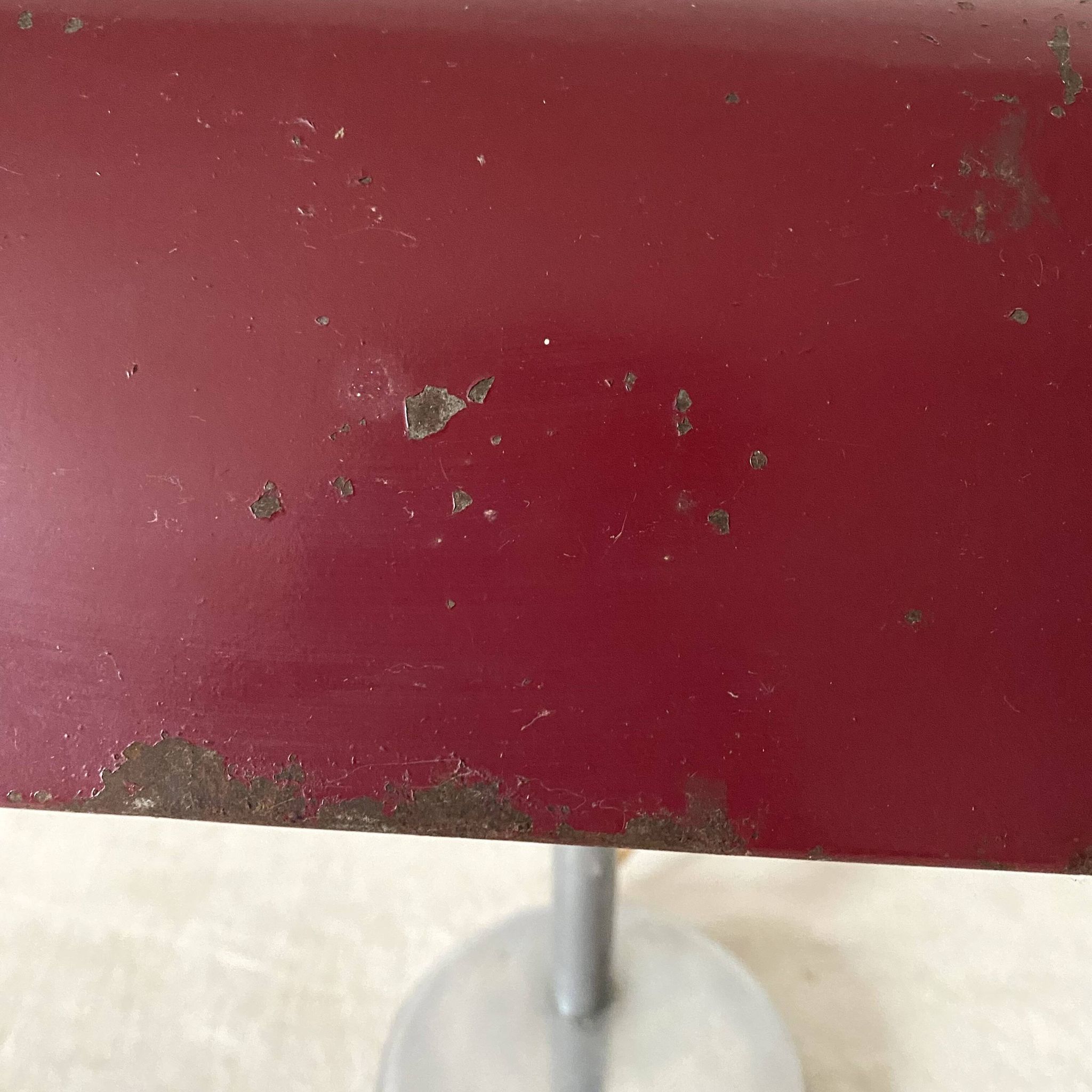 Lampe de bureau art déco en alu et tôle
