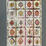 Small Vintage Turkish Kilim Rug 105x70 cm Wool Kelim