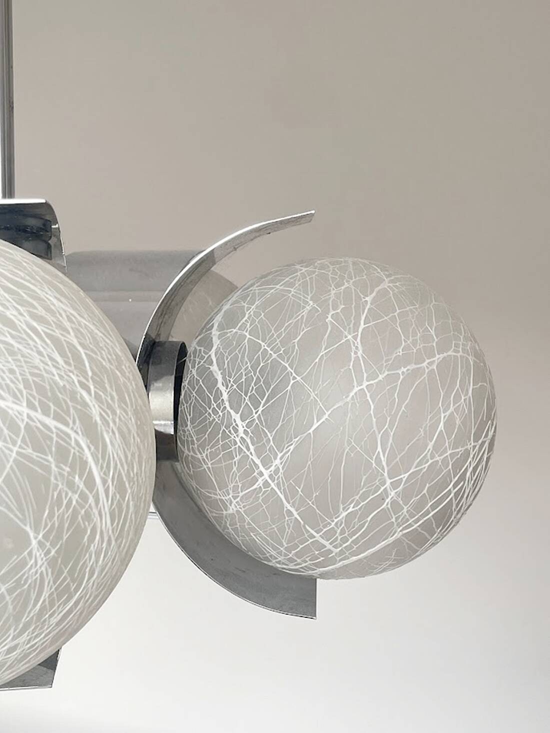 Sputnik Pendant Light Fixture by Szarvasi 1970s