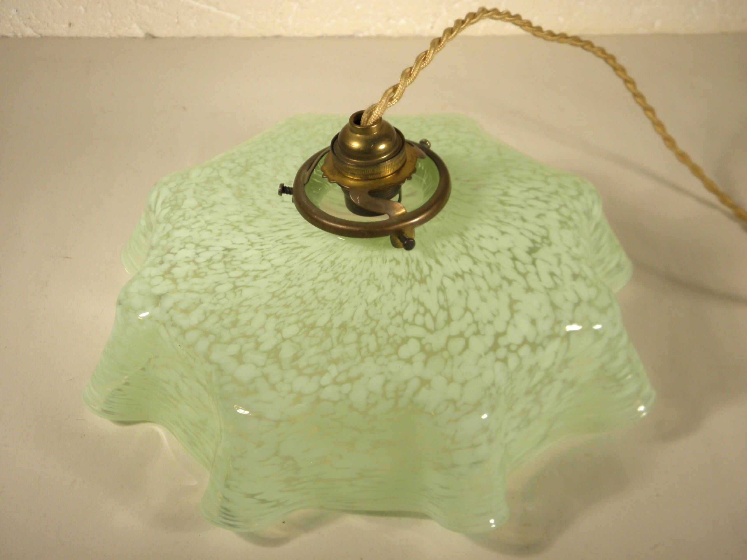 Clichy glass pendant lamp