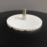 Table lamp in black metal and white glass, by Kamenicky Senov 1960s