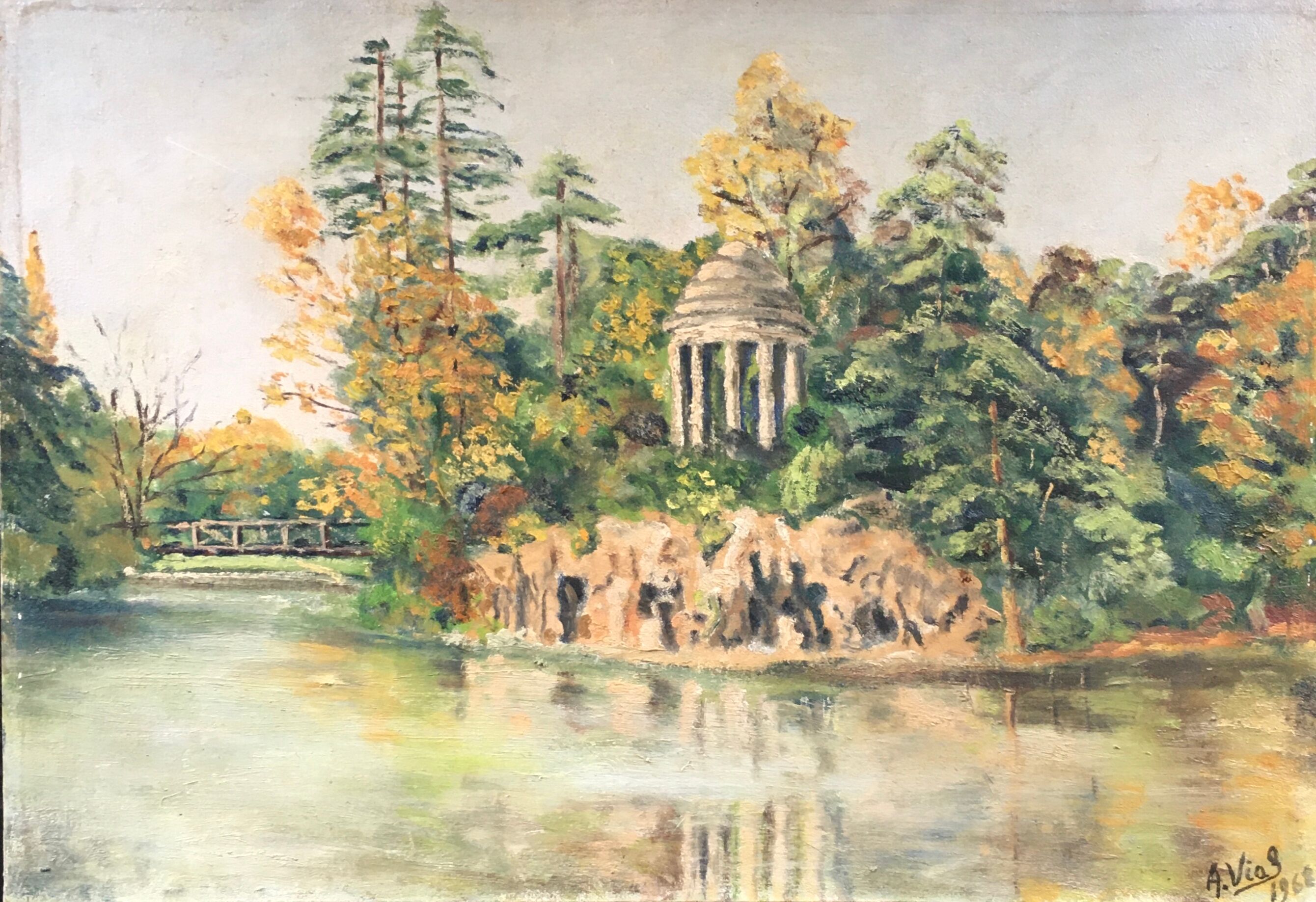 Kiosk board in the park