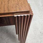 Lot table et ses 6 chaises Art déco de Saddier & fils