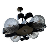Chrome chandelier Space age 70s