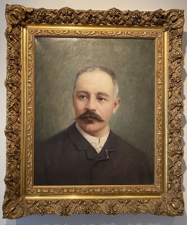 Portrait d’un gentleman signé et daté 1907